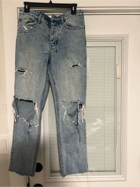 Ksubi Light Blue Distressed Skinny Jeans